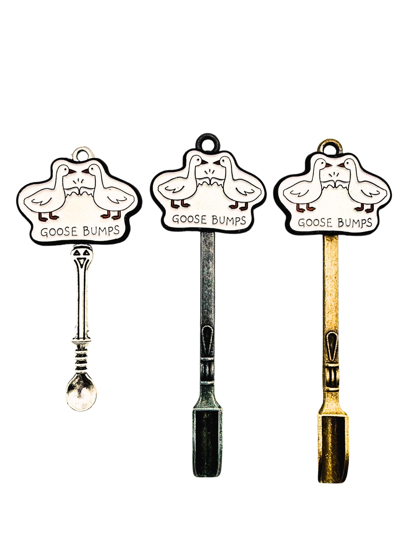 Goose Bumps Spoon Charm